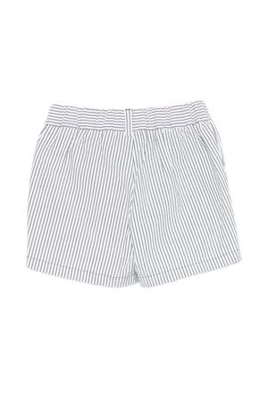 bermuda in cotone blu e bianco FENDI KIDS | BMF280AY8GF1I11